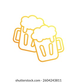 Cheers Emoji vector icon stock illustration