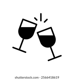 Cheers icon. Event icon design. vector graphic