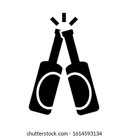 cheers icon isolated sign symbol vector illustration - high quality black style vector icons
