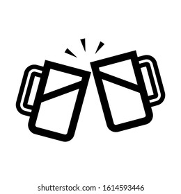 cheers icon isolated sign symbol vector illustration - high quality black style vector icons
