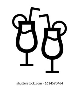 cheers icon isolated sign symbol vector illustration - high quality black style vector icons
