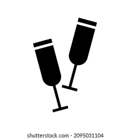 cheers icon or logo isolated sign symbol vector illustration - high quality black style vector icons
