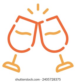 Cheers icon for uiux, web, app, infographic, etc