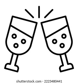 Cheers icon vector image. Can also be used for web apps, mobile apps and print media.