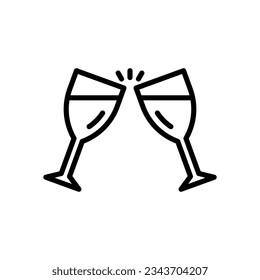 cheers icon for your website, mobile, presentation, and logo design.