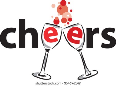 cheers illustration