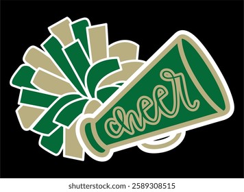 cheers logo megaphone Cheers Vector