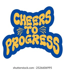 Cheers to Progress (em inglês) manuscrito