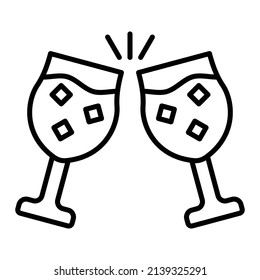 Cheers vector icon. Can be used for printing, mobile and web applications.