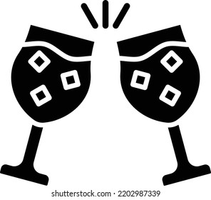 Cheers vector icon. Can be used for printing, mobile and web applications.