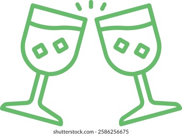 Cheers vector icon. Can be used for printing, mobile and web applications.