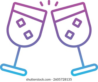 Cheers vector icon. Can be used for printing, mobile and web applications.