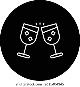 Cheers vector icon. Can be used for printing, mobile and web applications.