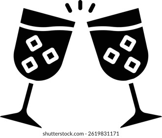 Cheers vector icon. Can be used for printing, mobile and web applications.