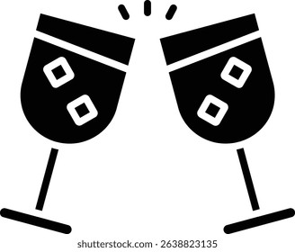 Cheers vector icon. Can be used for printing, mobile and web applications.