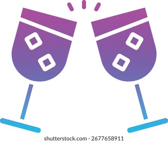 Ícono de Vector de Cheers. Se puede utilizar para aplicaciones de impresión, móviles y de Web.