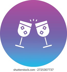 Ícono de Vector de Cheers. Se puede utilizar para aplicaciones de impresión, móviles y de Web.