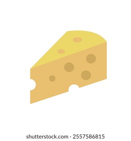 Chees vector illustration on white background