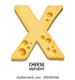 cheese alphabet letter