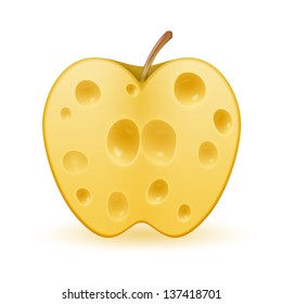 Cheese apple.