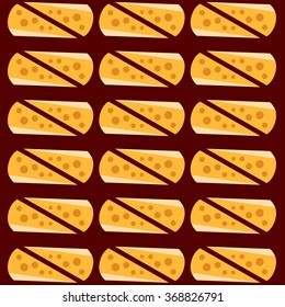 Cheese back pattern red