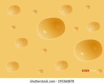 cheese background pattern, vector eps 10