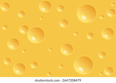 Cheese background, cheese texture with holes, hard Swiss or Dutch cheese