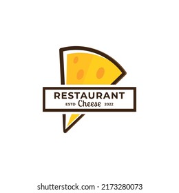 Cheese badge simple logo design inspiration