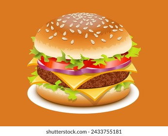 cheese burger banner for you