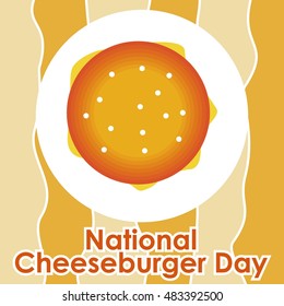 Cheese burger day. Burger party