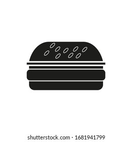 Käseburger auf weißem Hintergrund