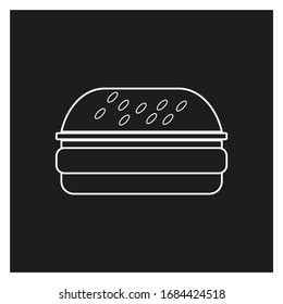 Käseburger auf weißem Hintergrund
