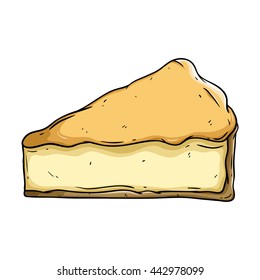Cheese cake with delicious topping