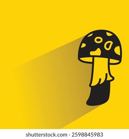 cheese cake icon with shadow yellow background
