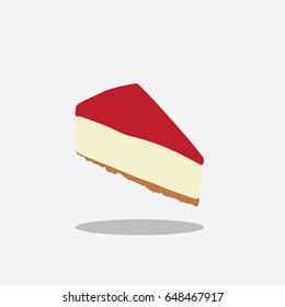 Cheese cake icon, vector illustration design. Sweets collection.