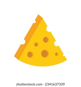 Cheese calories icon. Flat illustration of Cheese calories vector icon for web design isolated