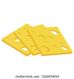 Cheese cartoon vector. free space for text. wallpaper. background.