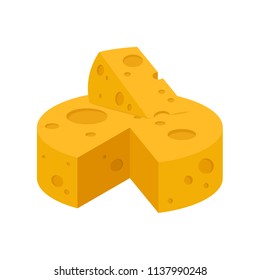 cheese cartoon vector. free space for text. wallpaper.