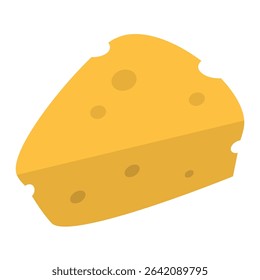 Cheese cartoon vector icon flat illustration, cheese clip art, clip art of cheese, clip art cheese
