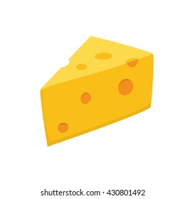 Ilustração de vetor de desenho animado de queijo