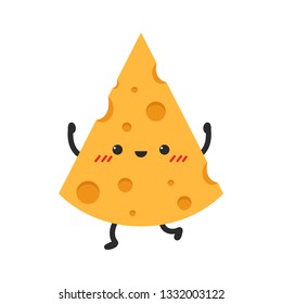 cheese character design. cartoon vector. wallpaper. symbol. logo.