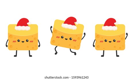 Cheese character design. Cheese on white background. mascot.