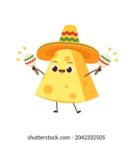 Cheese character design. Cheese on white background. symbol. mascot.