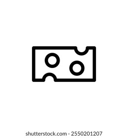 cheese, cheddar simple icon design