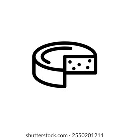 Queso, diseño simple del icono de Cheddar