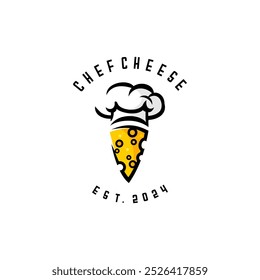 Cheese and chef cap logo
