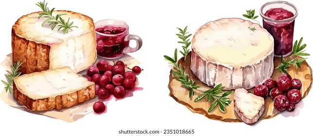 Cheese clipart, isolated vector illustration.