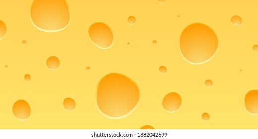 Cheese close up background. Vector Illustration