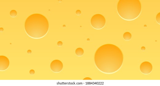 Cheese close up background. Vector Illustration