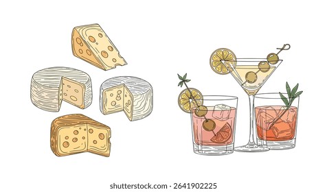 Cheese And Cocktails Pairing Guide A Delightful Combination Of Flavors